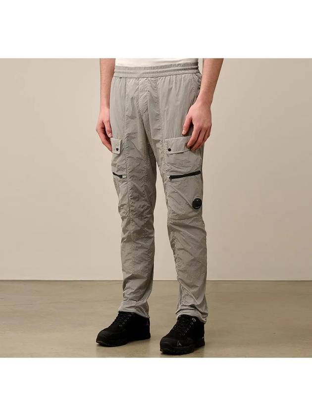 Chrome-R Regular Utility Straight Pants Grey - CP COMPANY - BALAAN 4