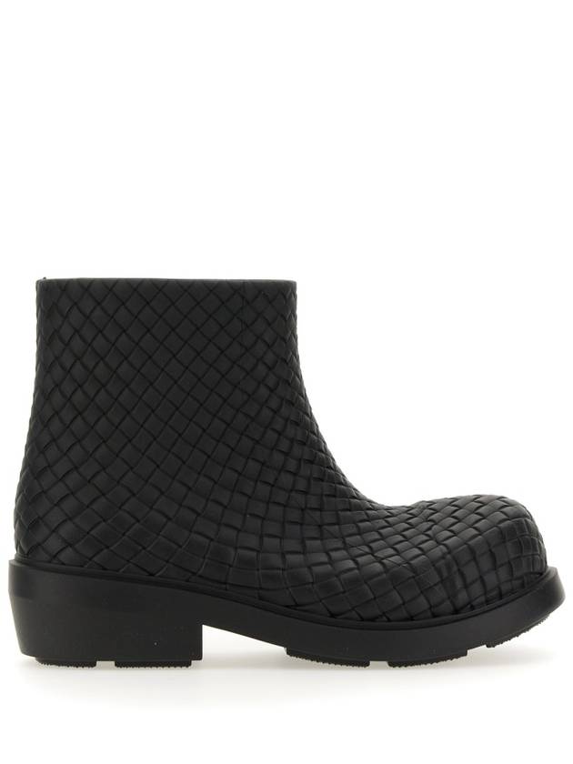 Fireman Rubber Rain Boots Black - BOTTEGA VENETA - BALAAN 3