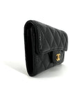 Caviar gold flap card wallet - CHANEL - BALAAN 3