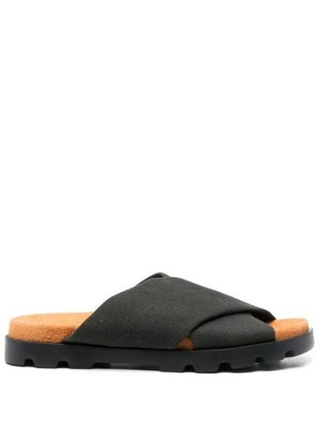 Brutus Cross Strap Slippers Grey - CAMPER - BALAAN 1