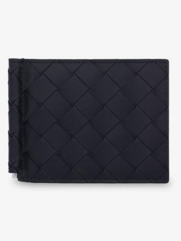 Intrecciato Money Clip Card Wallet Black - BOTTEGA VENETA - BALAAN 2