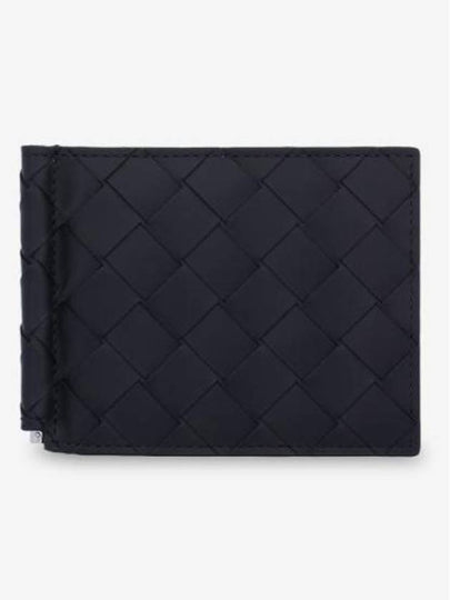 Intrecciato Money Clip Card Wallet Black - BOTTEGA VENETA - BALAAN 2