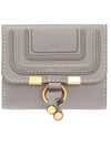 Marcie Square Half Wallet Cashmere Grey - CHLOE - BALAAN 1