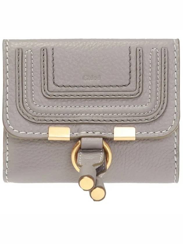 Marcie Square Half Wallet Cashmere Grey - CHLOE - BALAAN 1