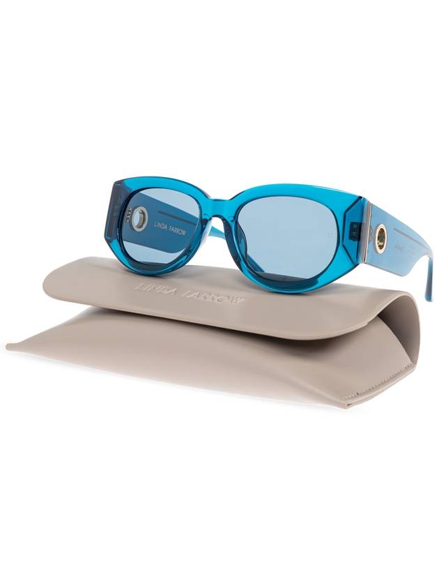 Linda Farrow Sunglasses, Women's, Blue - LINDA FARROW - BALAAN 3