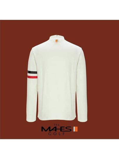 Long Sleeve T-Shirt Ivory Players Functional Brushed Span Half Neck Polar GP70360 - MAHES - BALAAN 2