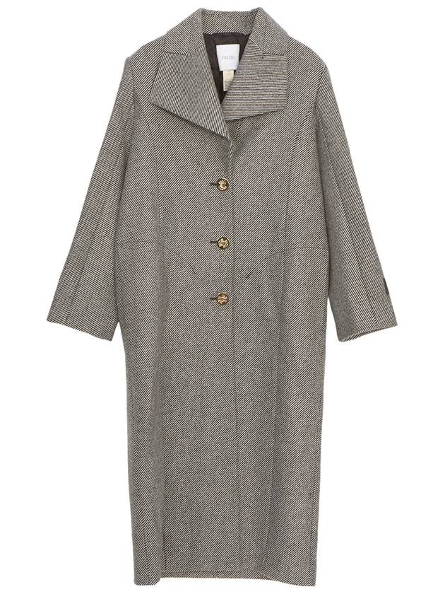 Virgin Wool Single Coat Graphite - PATOU - BALAAN 2