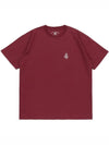 SYMBOL LOGO T SHIRTS BURGUNDY - POLYGRAM - BALAAN 2