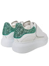 Velcro Oversole Low Top Sneakers White Green - ALEXANDER MCQUEEN - BALAAN 4