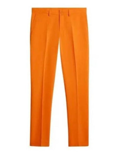 Men's Elof Stretch Pants Persimmon Orange - J.LINDEBERG - BALAAN 1