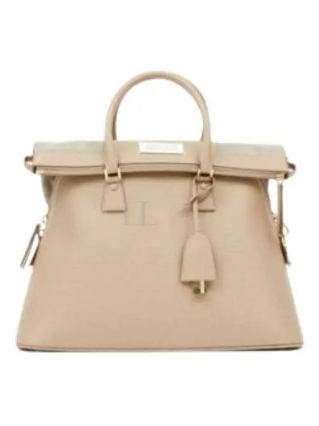 5AC Classique Micro Tote Bag Beige - MAISON MARGIELA - BALAAN 2