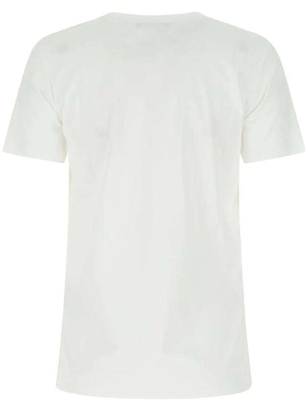 Logo Crew Neck Short Sleeve T-Shirt White - BALMAIN - BALAAN 3