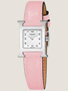 Heure H Watch Women s Small Model 25mm Silver Rose Sakura W401804WW00 - HERMES - BALAAN 3