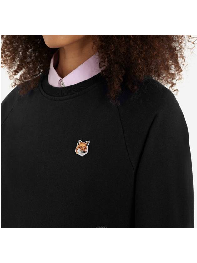 Fox Head Patch Adjusted Sweatshirt Black - MAISON KITSUNE - BALAAN 6