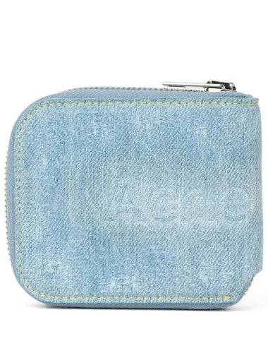 Denim zipper half wallet CG0202 - ACNE STUDIOS - BALAAN 1