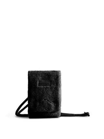 UNISEX Sherpa Phone Pouch Black UBX1501SHPBLK - HUNTER - BALAAN 1