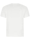 Heart Small Logo T Shirt White BFUTS001 724 100 - AMI - BALAAN 3