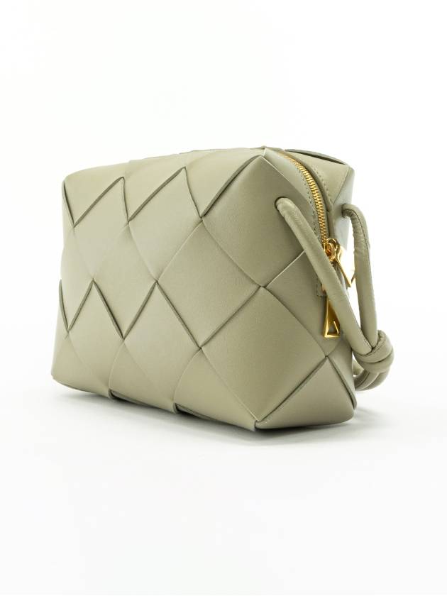 Cassette Intrecciato Small Cross Bag Travertine - BOTTEGA VENETA - BALAAN 3