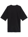 20/1 Jersey Boxy Logo Short Sleeve T-Shirt Black - CP COMPANY - BALAAN 4