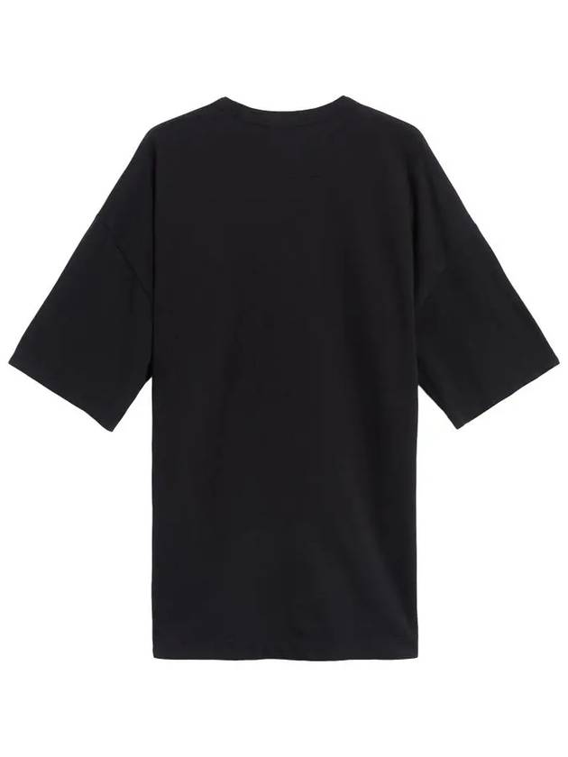 20/1 Jersey Boxy Logo Short Sleeve T-Shirt Black - CP COMPANY - BALAAN 4