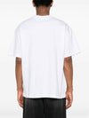 Logo Print Cotton Short Sleeve T-Shirt White - MSGM - BALAAN 5