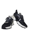 Runner Skull Leather Low Top Sneakers Black - PHILIPP PLEIN - BALAAN 3