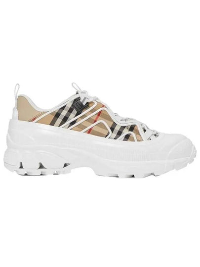 Check Arthur Low Top Sneakers Beige - BURBERRY - BALAAN 2