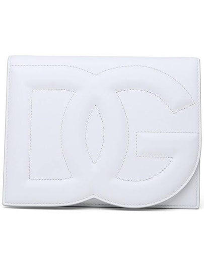 DG Logo Embossed Cross Bag White - DOLCE&GABBANA - BALAAN 2