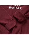 Club Crew Neck Cotton Sweatshirt Burgundy - SPORTY & RICH - BALAAN 4