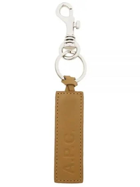 Logo Leather Key Holder Yellow - A.P.C. - BALAAN 1