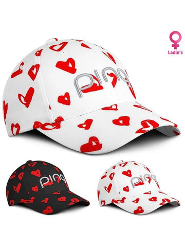 Hexagon Heart Women s Golf Hat - PING - BALAAN 1