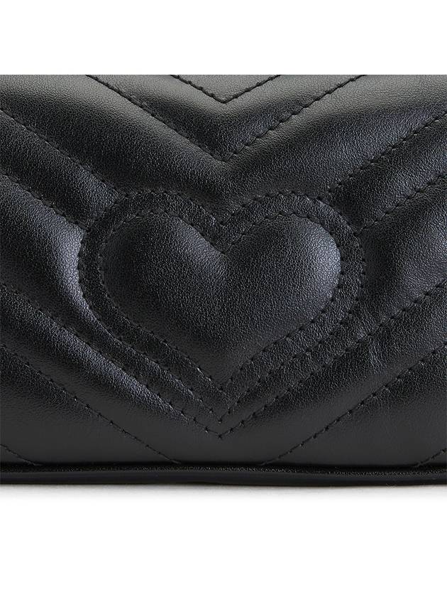 GG Marmont Matelasse Leather Super Mini Bag Black - GUCCI - BALAAN 10