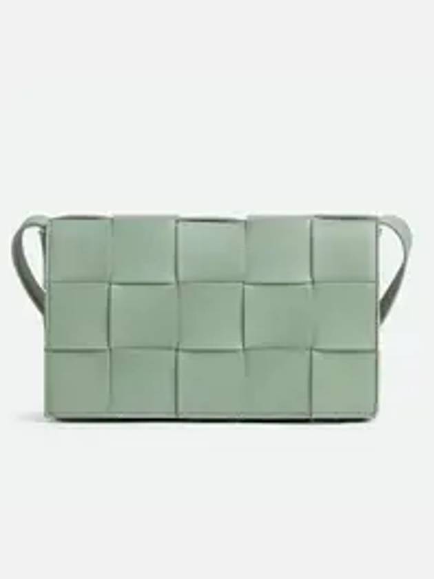 Intrecciato Cassette Cross Bag New Sage - BOTTEGA VENETA - BALAAN 2