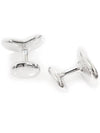 925 Sterling Silver Elsa Peretti 18MM Blank Design Cuff Links - TIFFANY & CO. - BALAAN 7