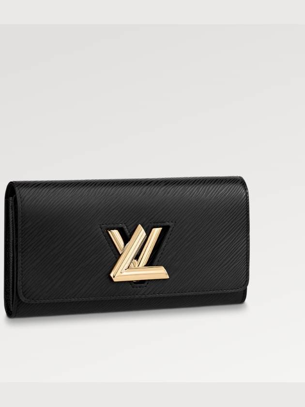 Epi Grain Twist Long Wallet Black Gold - LOUIS VUITTON - BALAAN 2