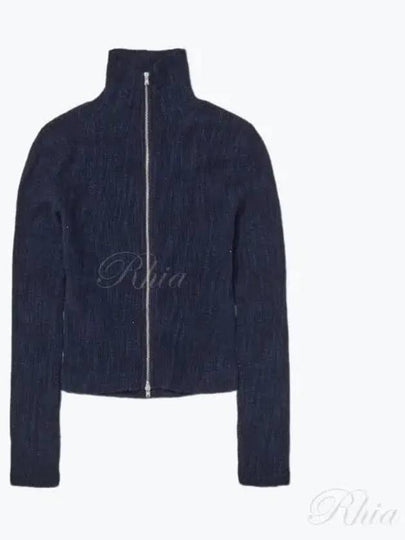 Slim Linen Zip-Up Jacket Navy - OUR LEGACY - BALAAN 2