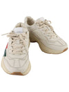 523535 Three Stripes Rhyton Sneakers Size 5 33502K - GUCCI - BALAAN 1