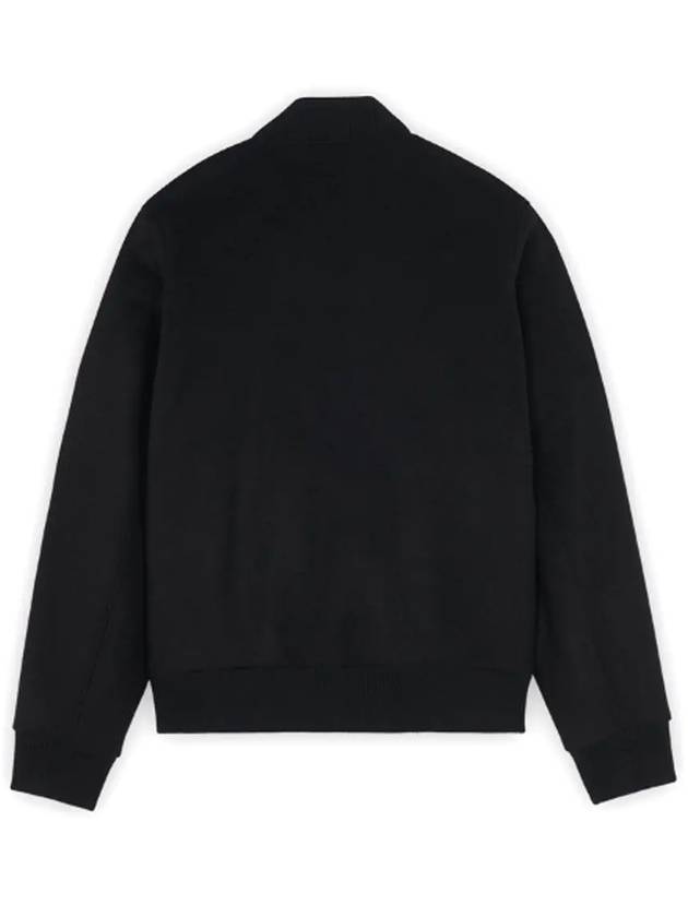 Classic Teddy Wool Jacket Black - MAISON KITSUNE - BALAAN 3