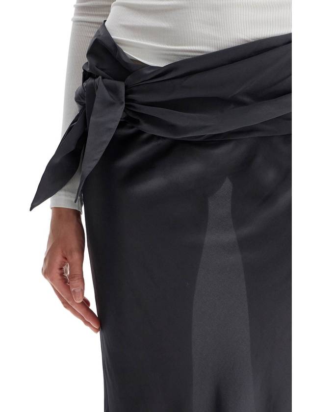 maxi skirt with knotted detail - CHRISTOPHER ESBER - BALAAN 4