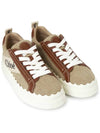 Lauren Leather Converse Low Top Sneakers Brown - CHLOE - BALAAN 4