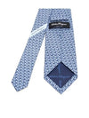 Gancini Pattern Silk Tie Royal Blue - SALVATORE FERRAGAMO - BALAAN 3