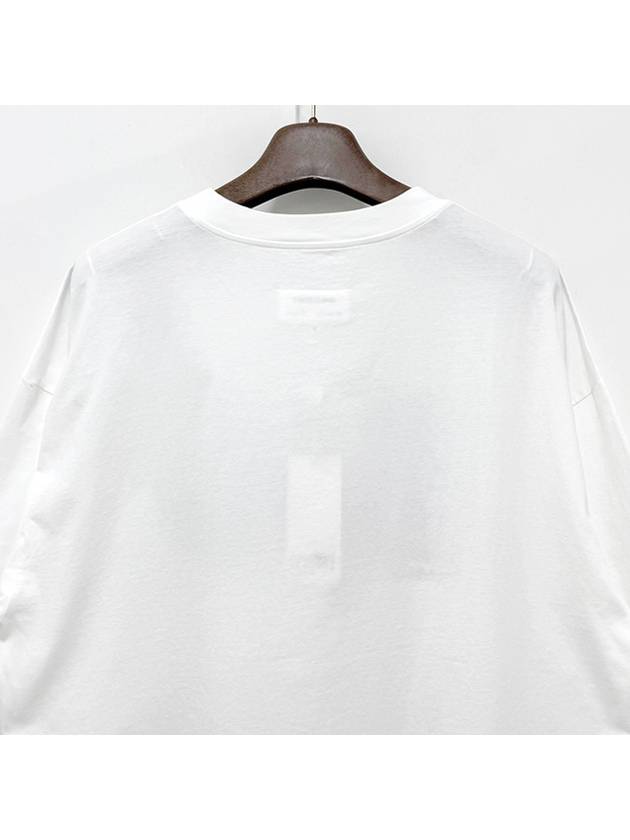 Logo Print Short Sleeve T-Shirt White - MAISON MARGIELA - BALAAN 6