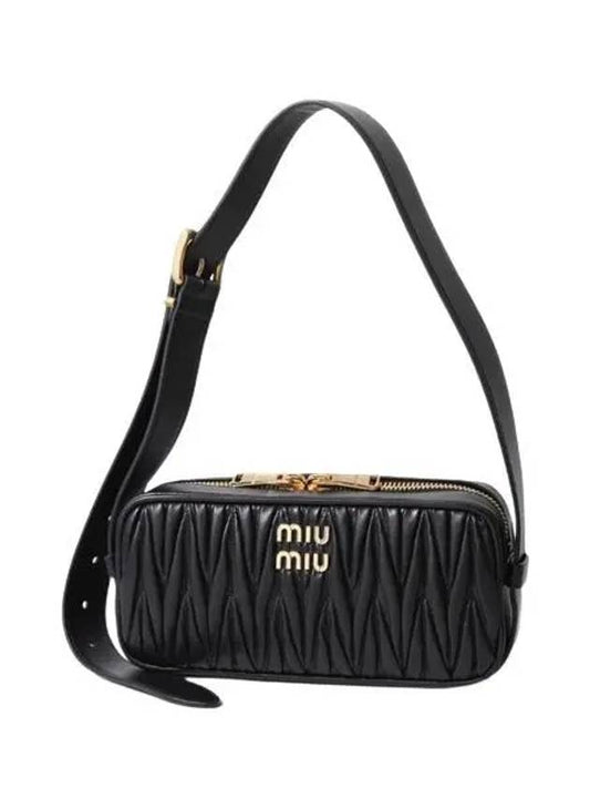 Materasse Nappa Leather Cross Bag Black - MIU MIU - BALAAN 2