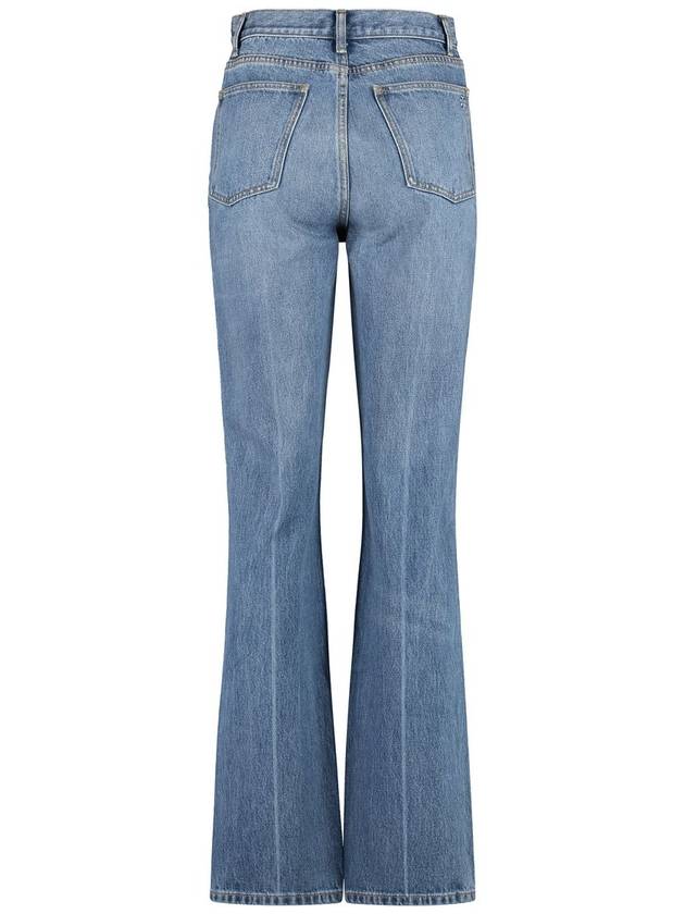 Women's Mid Rise Straight Jeans Blue - TORY BURCH - BALAAN 3