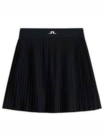 Women's Binx Pleated Skirt Black - J.LINDEBERG - BALAAN 1