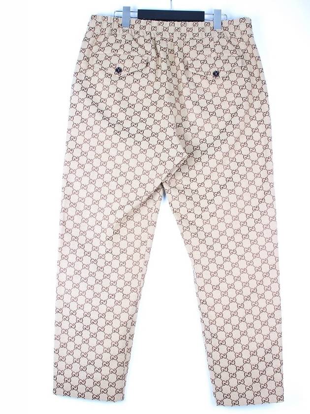 GG canvas jacquard track pants 50 32 34 - GUCCI - BALAAN 4