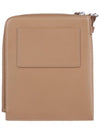 Strap Tangle Calfskin Leather Passport Wallet Beige - JIL SANDER - BALAAN 6