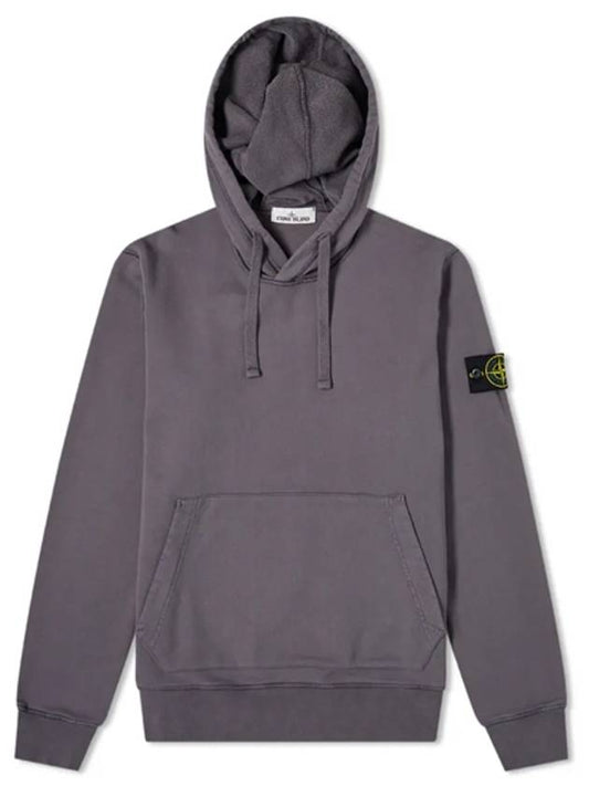 Waffen Logo Patch Sweatshirt Charcoal - STONE ISLAND - BALAAN.