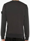 Wappen Patch Garment Dyed Sweatshirt Charcoal - STONE ISLAND - BALAAN 5