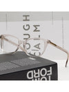 Eyewear Square Horn-rimmed Plastic Eyeglasses Grey - BURBERRY - BALAAN 3